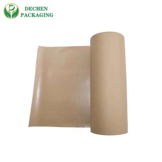 Fogli di carta in rotolo marrone patinata Sugar Jumbo PE per caramelle