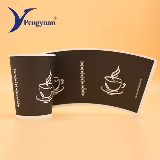 Materia prima di carta per tazza rivestita in PE personalizzata per la produzione di carta